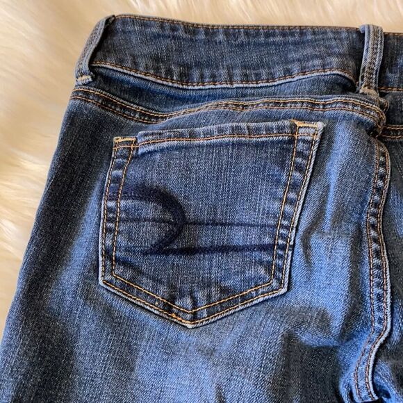 American Eagle AEO Stretch Artist Crop Jeans 6 - Picture 10 of 16